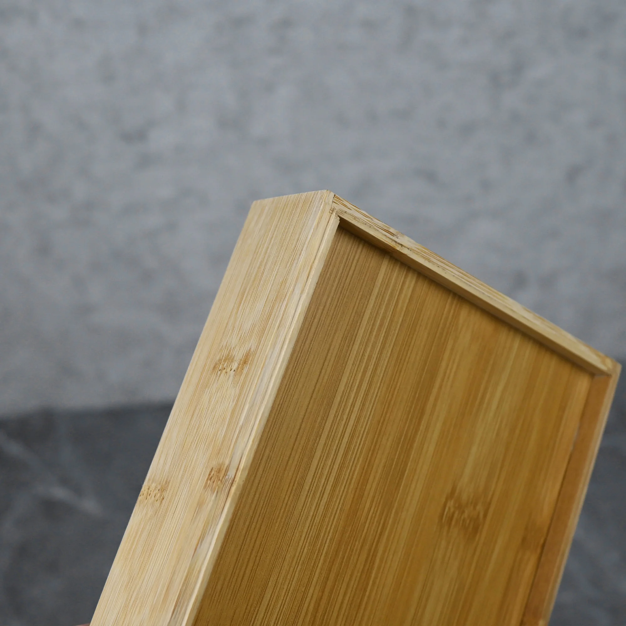 Wholesale Customizable Wooden Cosmetics Collapsible Foldable Storage Boxes Bins Jewelry Deak Kitchen Bamboo Organizer