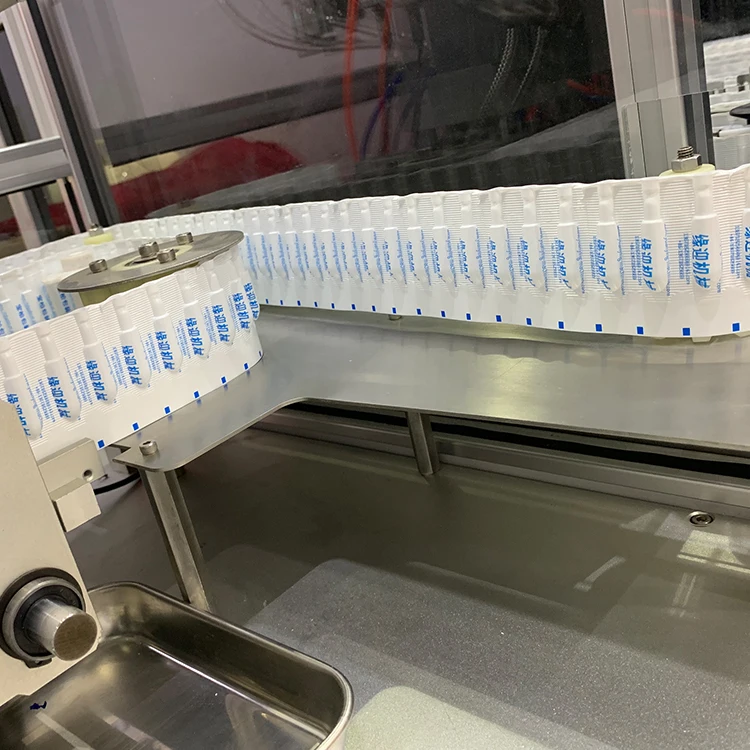 
Fully Automatic middle speed Vaginal Suppository Filling Packing Sealing machine 