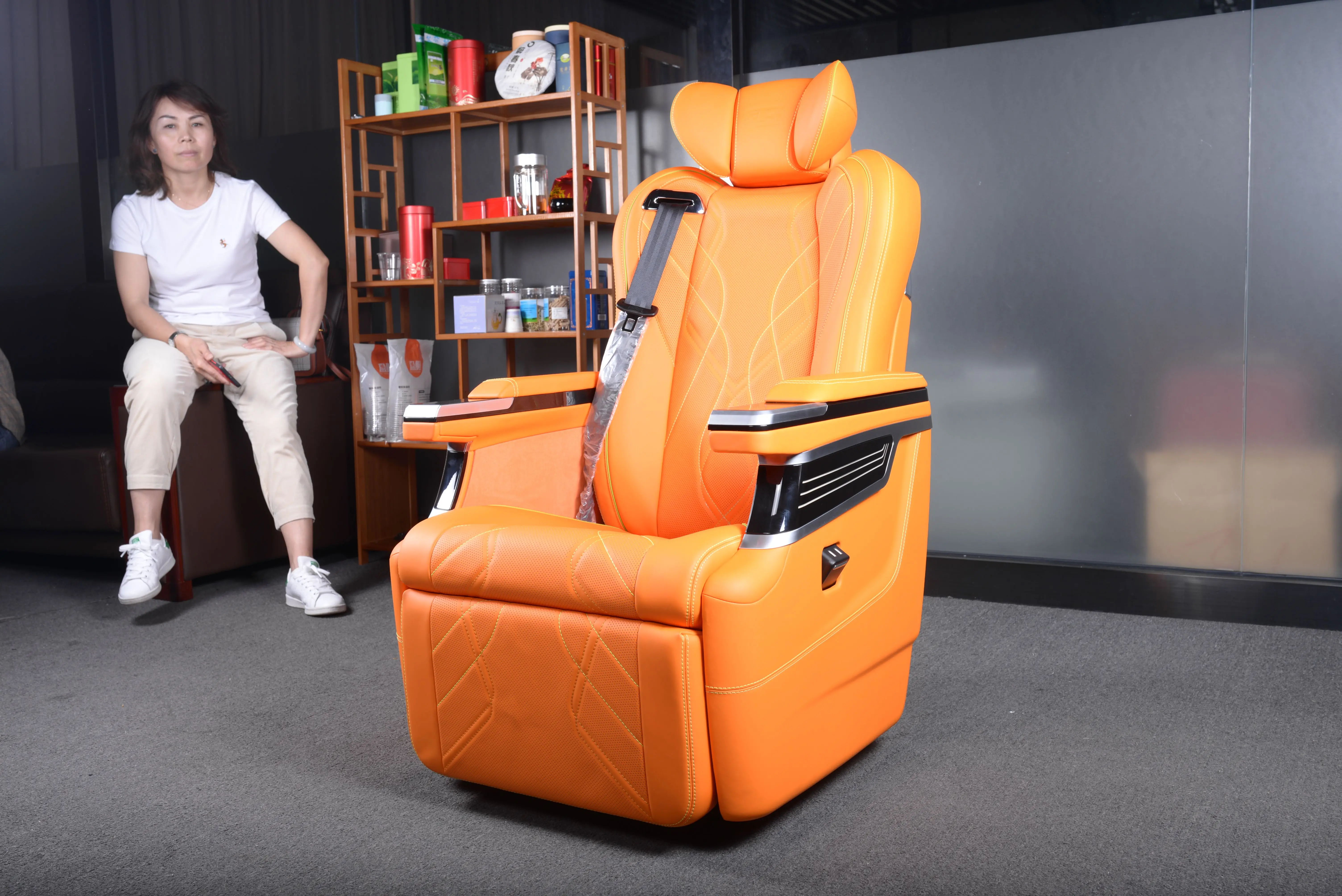 VIP MVP VAN car seat rotating touch screen massage wireless charging original base seat for Ford Transit