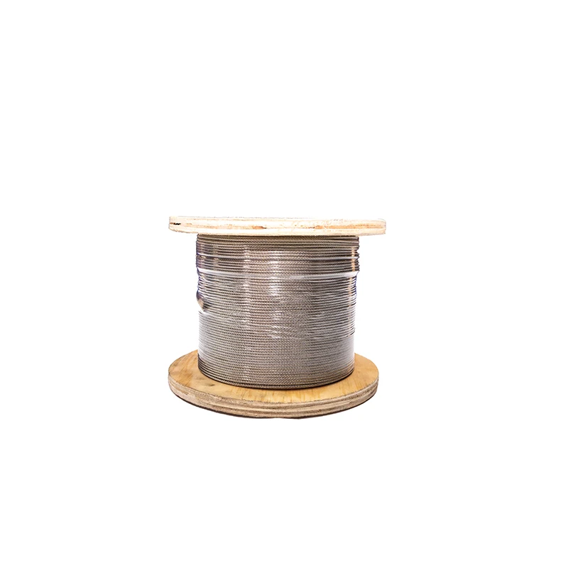1x19 strand specifications Strong load-bearing capacity Forging forming Strong toughness Stainless steel wire rope
