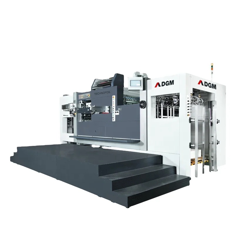 
China Manufactory foil stamping and die cutting machine automatic embossing die-cutting & hot auto cutting machine 