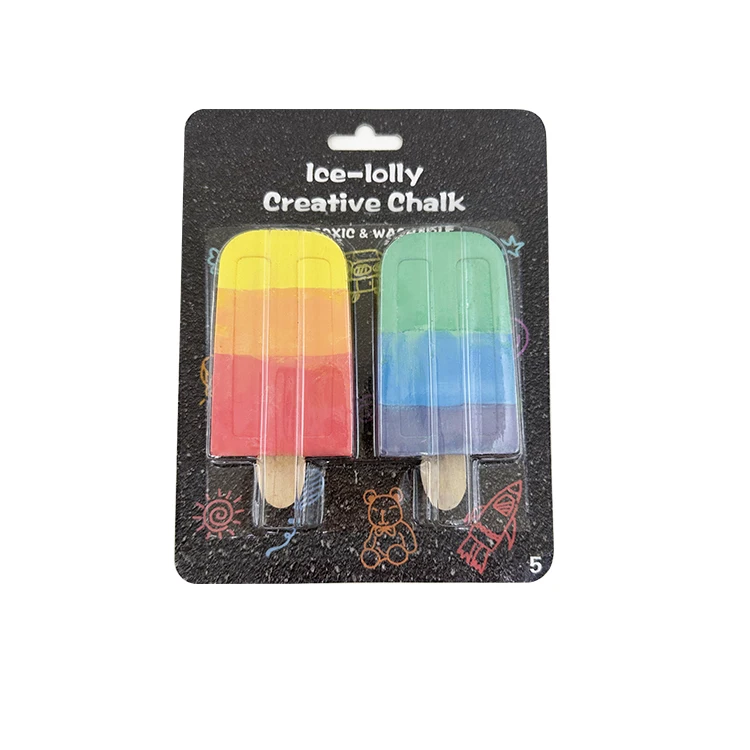 non toxic eco friendly outdoor 3pk rainbow easy grip sidewalk chalk kids