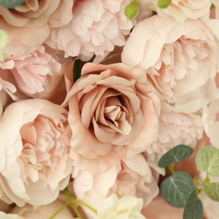 Artificial floral backdrop rose artifical silk flower wall Panel for wedding indoor outdoor decoration simulation lawn