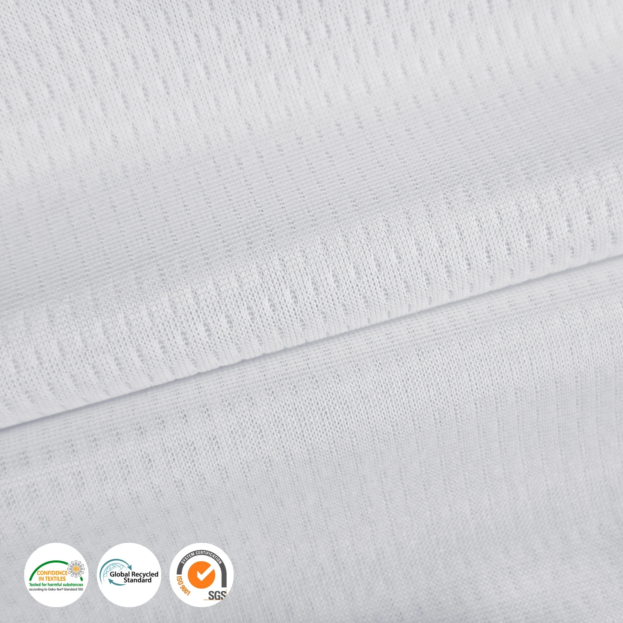 High Quality Wholesale Quick Dry Wicking 100% Polyester Low Elastic Parallel Bird Eye Mesh Sports Jersey Fabric