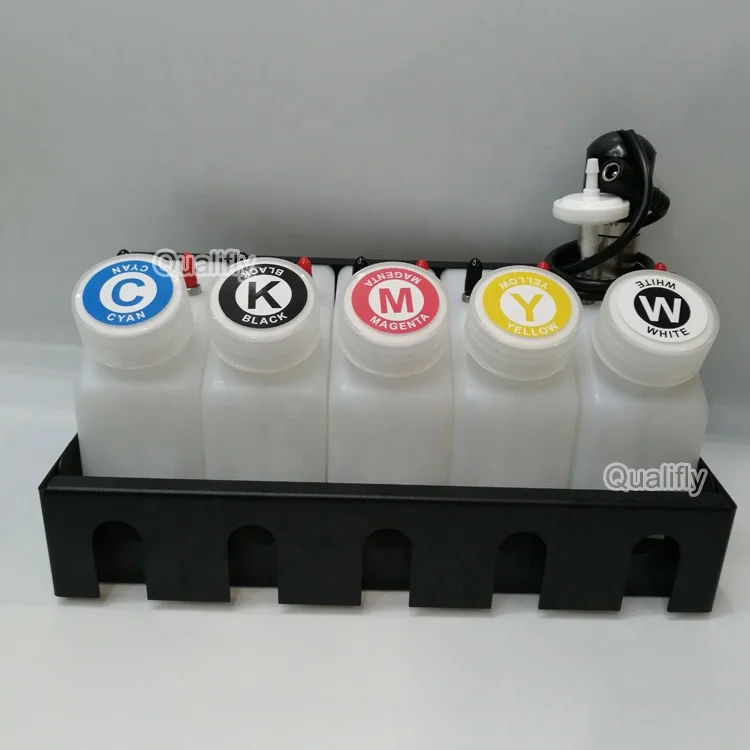 universal  for EP L1800 1390 1400 1410 DTF white ink bottle whit ciss   ink system Continuous Ink Supply System printer