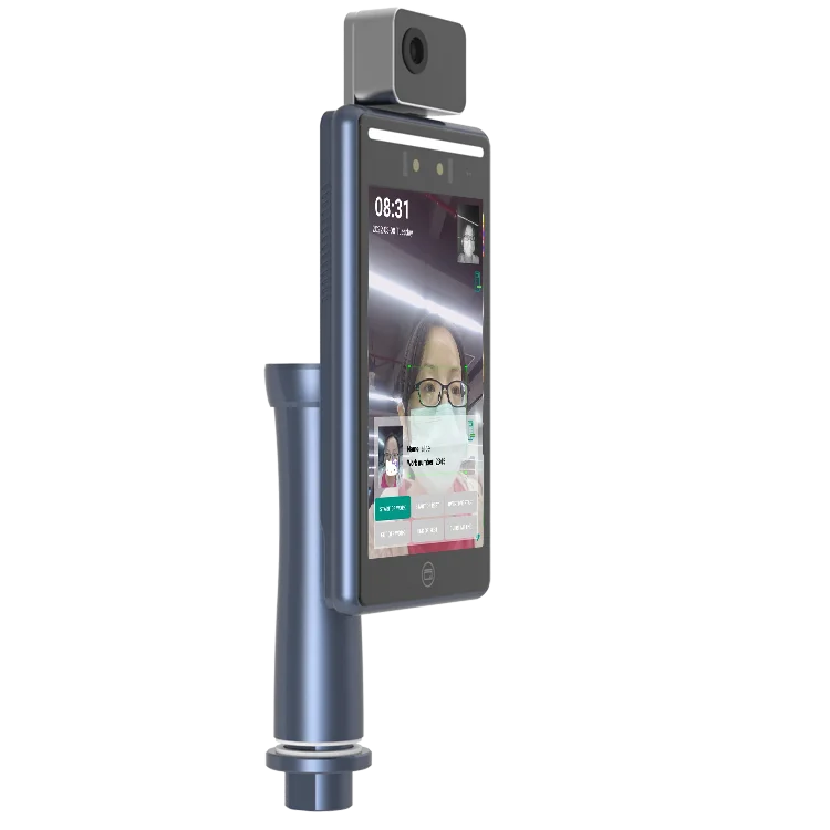 Широкоформатный динамический считыватель карт распознавания лиц, система контроля доступа с временным посещением, 8 дюймов, Бесплатная SDK API