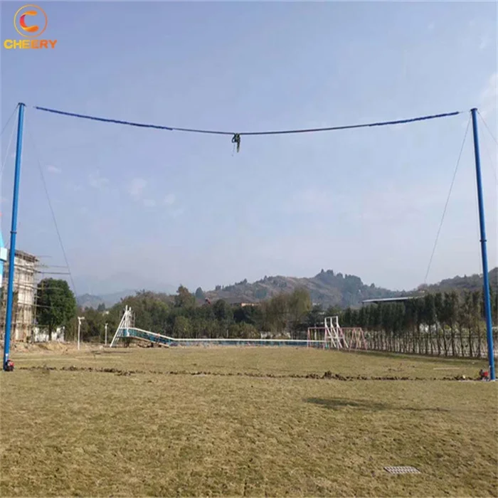 Zhengzhou Cheery аттракционы для парка развлечений фракерный путь Реверсивный bungee jump slingshot rides