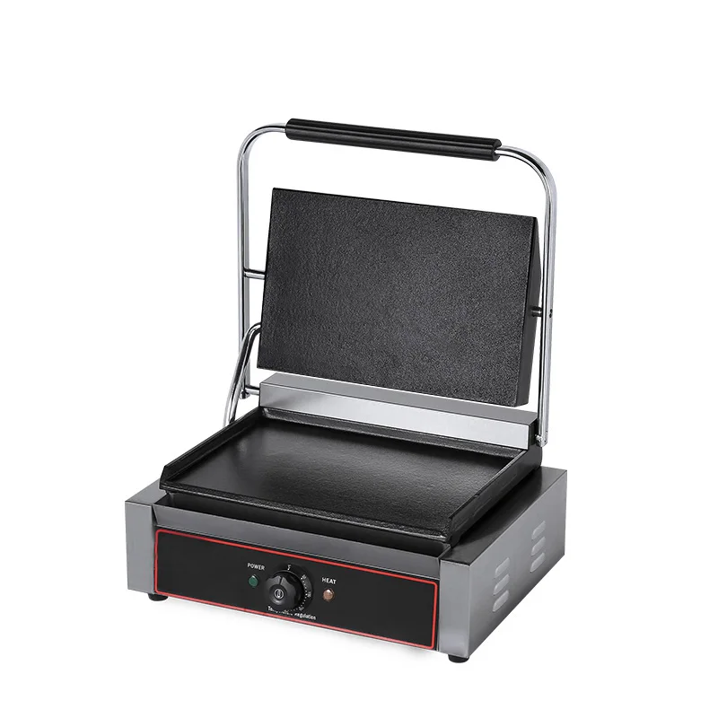Kitchen Commercial Use Sandwich Double Contact Grill Machine Electric Panini Maker Grill