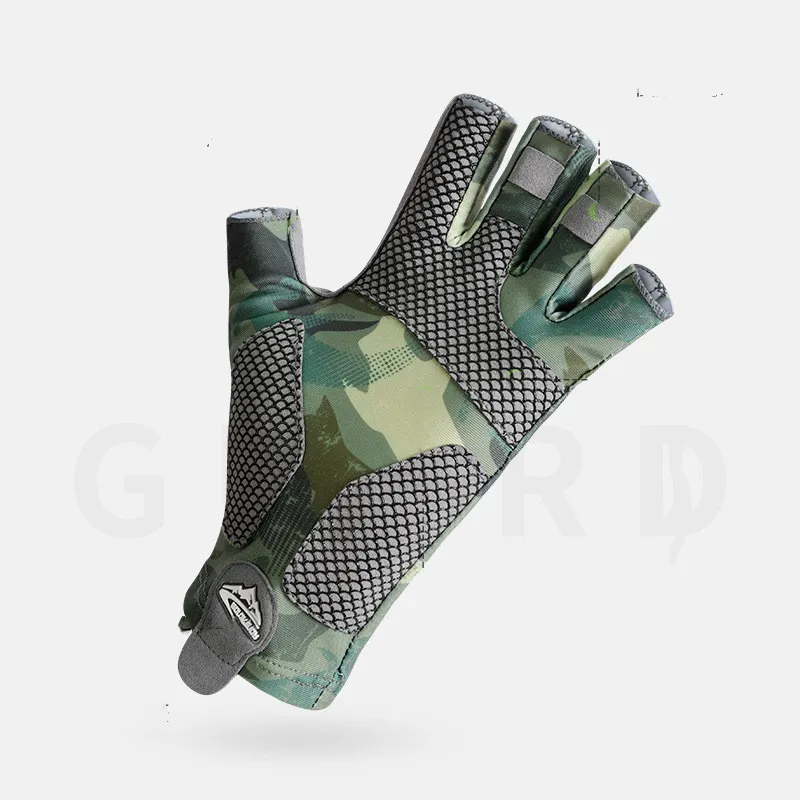Wholesale Fingerless Fishing Gloves Lightweight Uv Protection Sun Gloves Men Women For Kayaking Hiking Paddling Canoeing Rowing