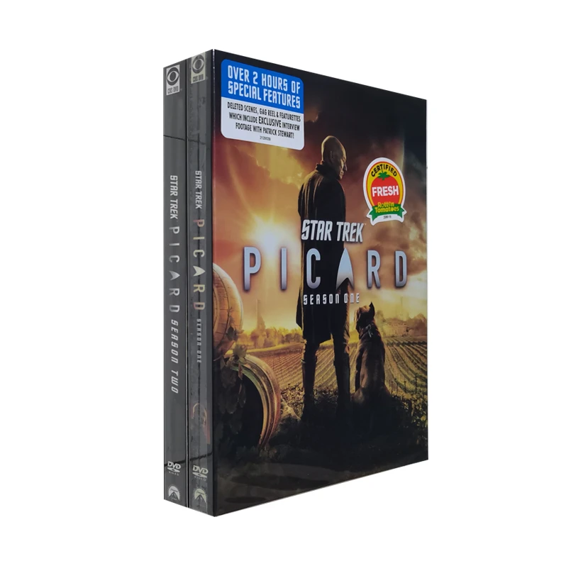 Комплект звездного трека Picard Сезон 1-2, 6dvd-дисков, оптовая продажа, dvd-фильмы, ТВ-серия Amazon eBay, Лидер продаж, dvd оптом, бесплатная доставка