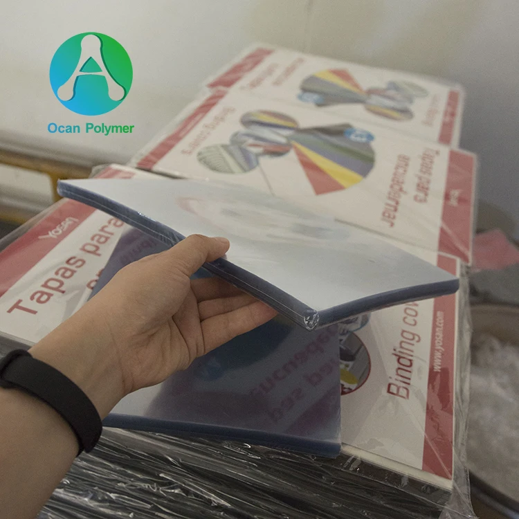 Wholesale A3 A4 Size Clear PVC Binding Cover Sheet For Note Book Cover