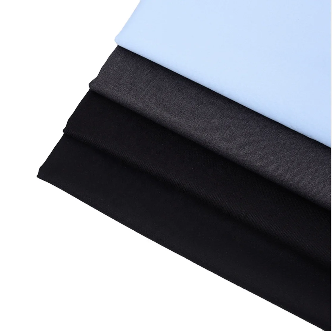Wholesale polyester viscose fabric 80/20 65/35 TR suit fabric TC fabric for suit and uniform