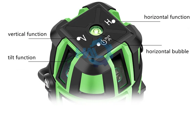 Cheap hot sale 5 Lines Green Beam Self Leveling Laser Green Line Level with tripod professional laser level for construction