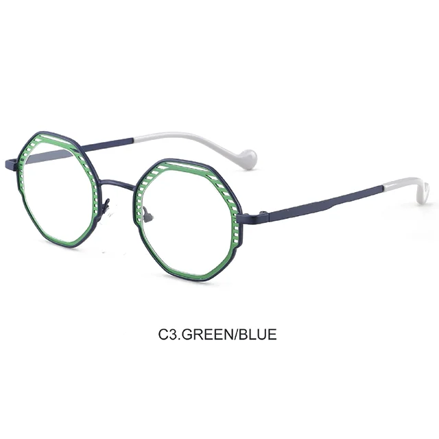 fashion 2023 colorful  new metal eye glass frame optical glass