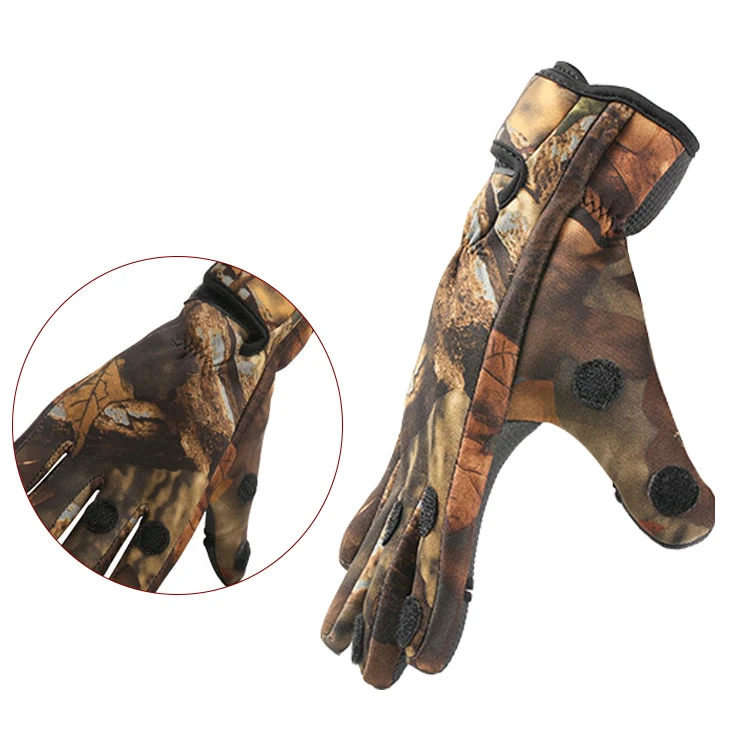 Durable Fishing Gloves  Neoprene Waterproof Fishing Gloves