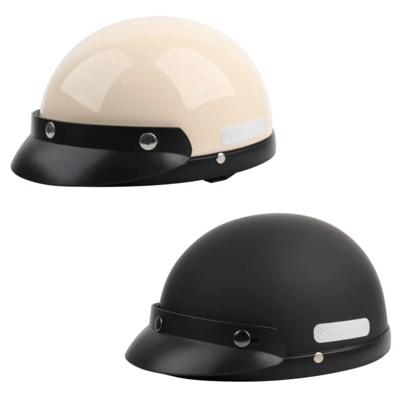 Good Quality Factory Direct Fashion Retro Open Half Face Helmet Lightweight Scooter Safety Helmet