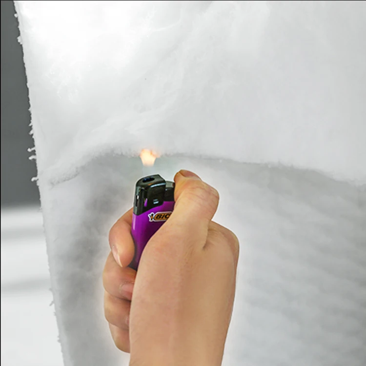 Industrial Ceramic fiber blanket fire protection thermal insulation with bulk density of 128/m3