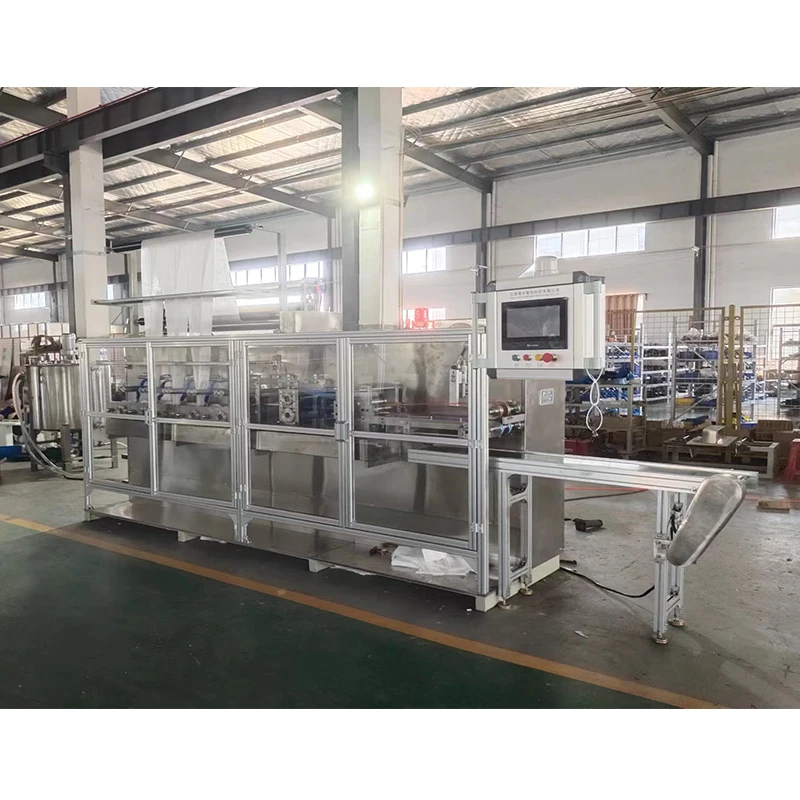 Disposable Non woven Cleaning Wet Tissues Baby Wiping Towel Making Machine