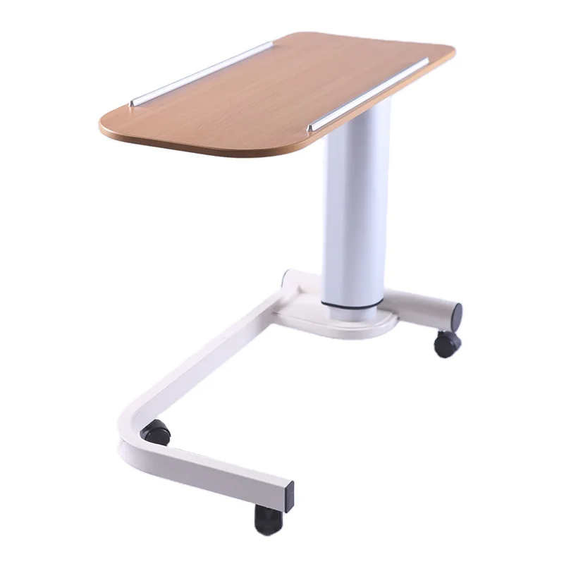
Luxury Office furniture metal air-operated support wood panel height adjustable table base 