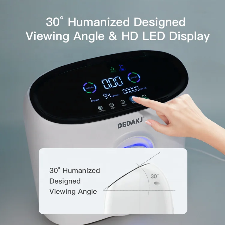 Russia Warehouse Free Shipping DE-Q1W-E 1-8L Oxygen Concentrator,Hot Sale Portable Dropshipping Oxygen Machine