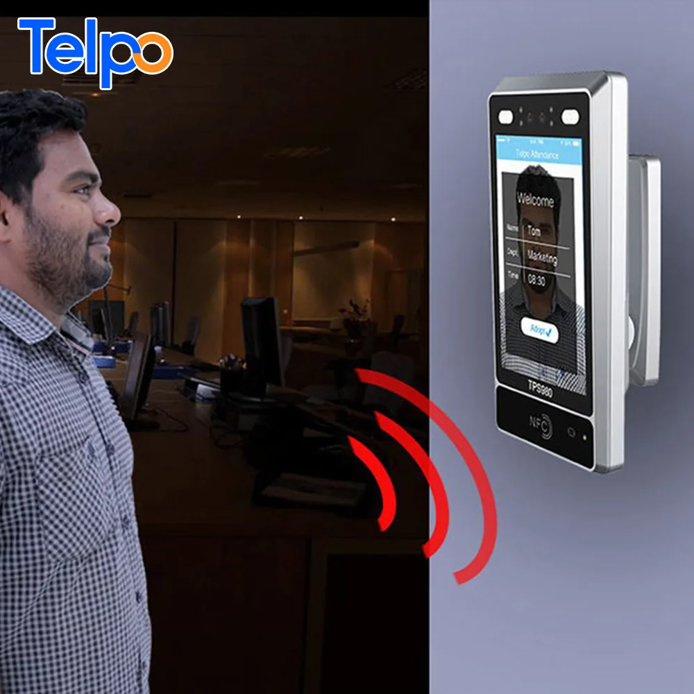 Беспроводная биометрическая система наблюдения за часами с nfc-считывателем