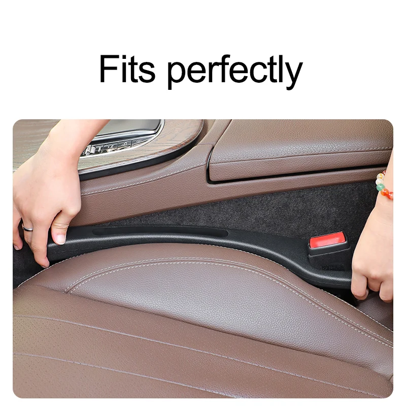 Universal Elastic Leather Grain Console Car Seat Gap Filler Custom Model Cover for Auto Accessories Interior Decor
