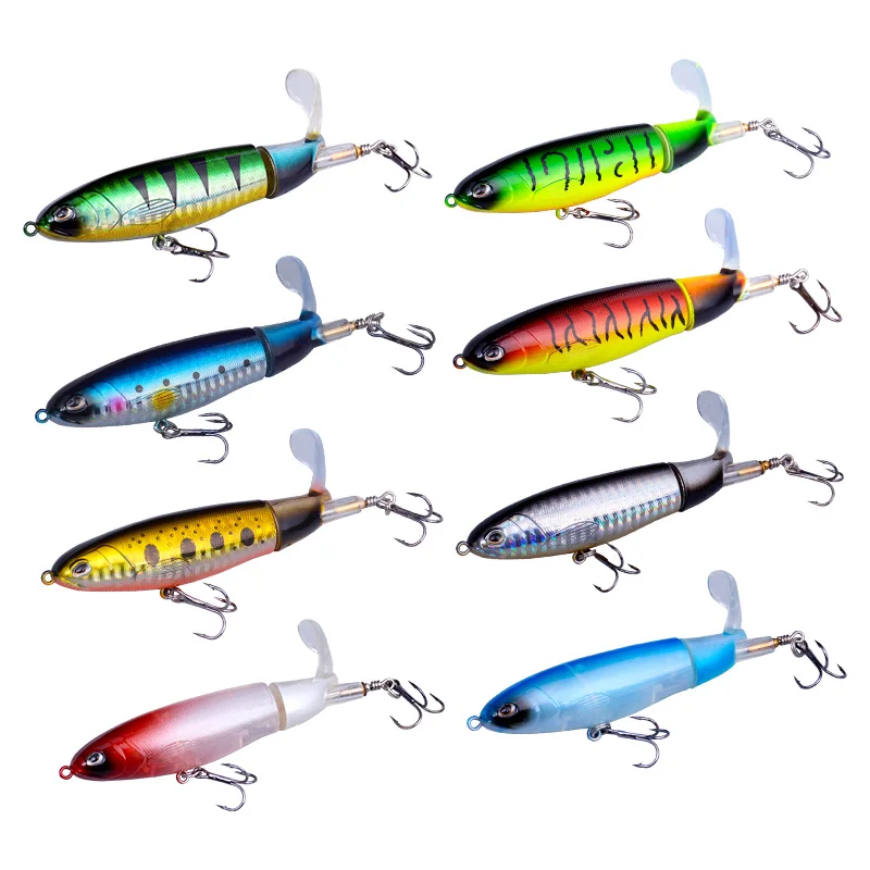 Palmer 11cm 15g floating whopper popper fishing lure top water whopper plopper lure hard bait propeller fishing lures