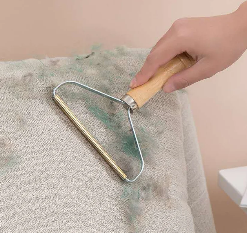 
china hot selling wooden metal clothing shaver shave wool implement portable lint remover 