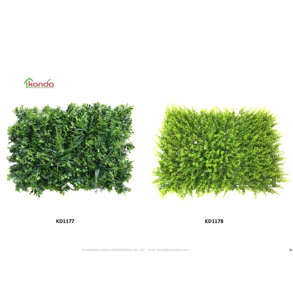 2022 fashion design Chinese artificial grass wall grass handing make by plastic hot sale