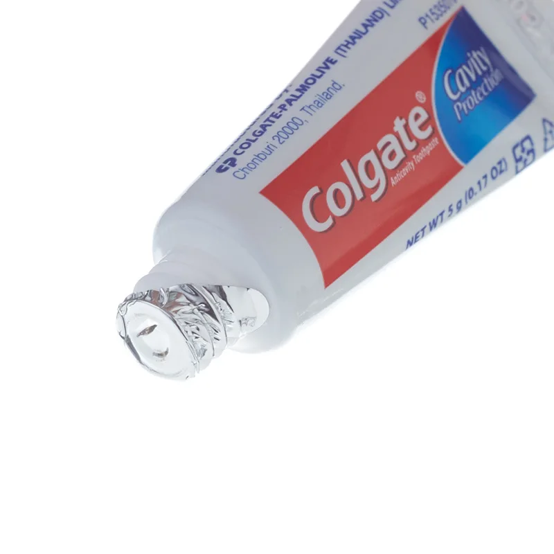 Colgate English Version 5g Disposable Toothpaste Hotel B&B Spa Resort Air Travel Toothpaste