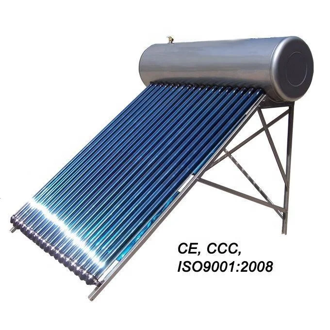 100L-360L compact pressurized vacuum tube solar hot water heater with heat pump in zhejiang supplier
