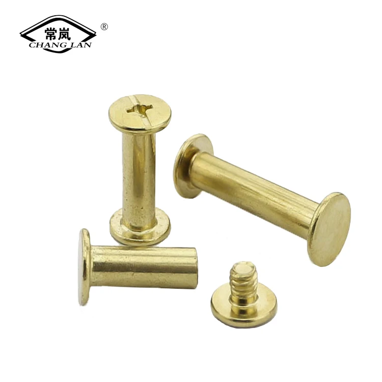 yellow screws black/Lock screw/male female screw fasteners