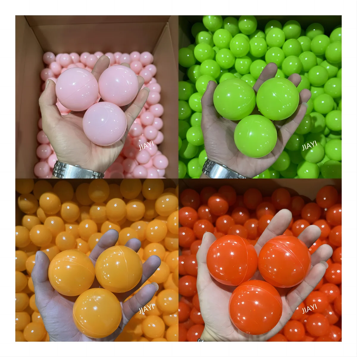 Toy Ball Pit Balls 3 Inch Commercial Plastic Elastic Pelotas De Juguete Pelota De Plastico
