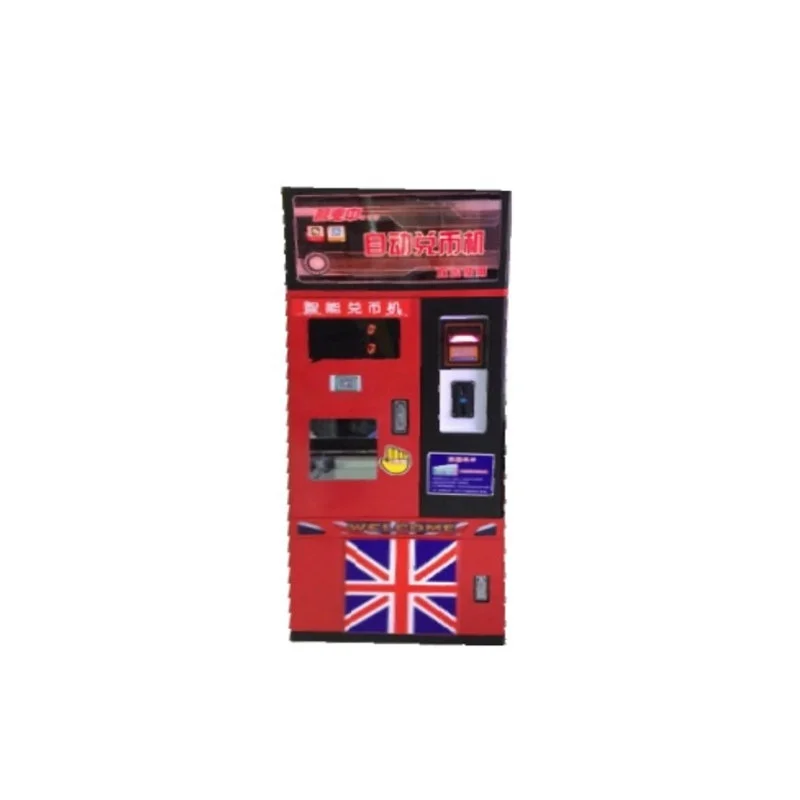 British Style Mini Small Cash Bill Exchange To Coin Token Exhcanger Machine For Amusement Claw Crane Game Dispenser