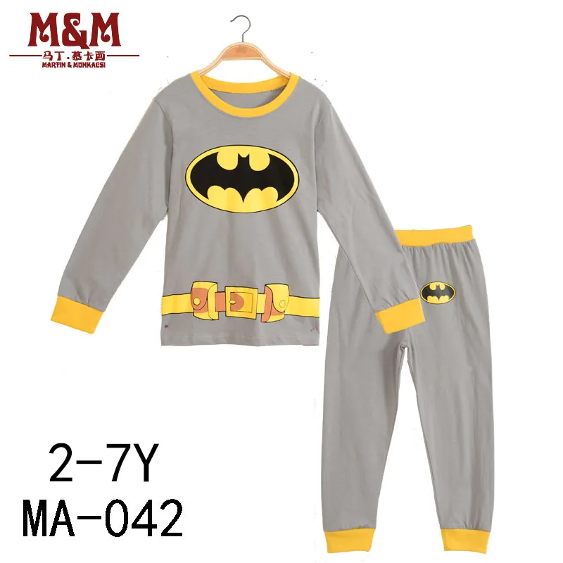 
kids pajamas long sleeve long pants model for boys cotton material cheaper sleepwear for CALUBY brand wholesale 
