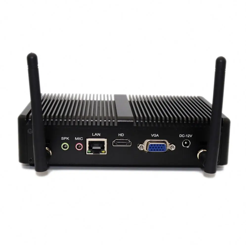 Мини неттоп i3 4010U безвентиляторный настольный мини-компьютер Win10 шт. 4 г ОЗУ 16 HD VGA WiFi ПК процессор Corei5 4200U