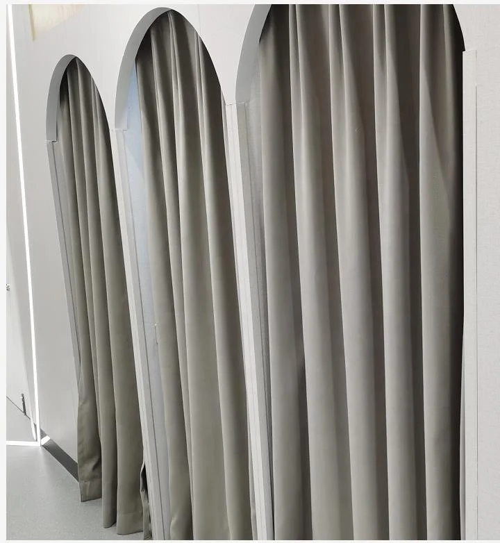 Luxury background quick install studio sheer drapes curtains