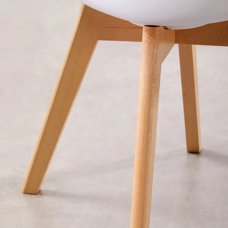 Стулья для столовой в скандинавском стиле, деревянные ножки, пластиковые стулья, обеденные стулья DC123