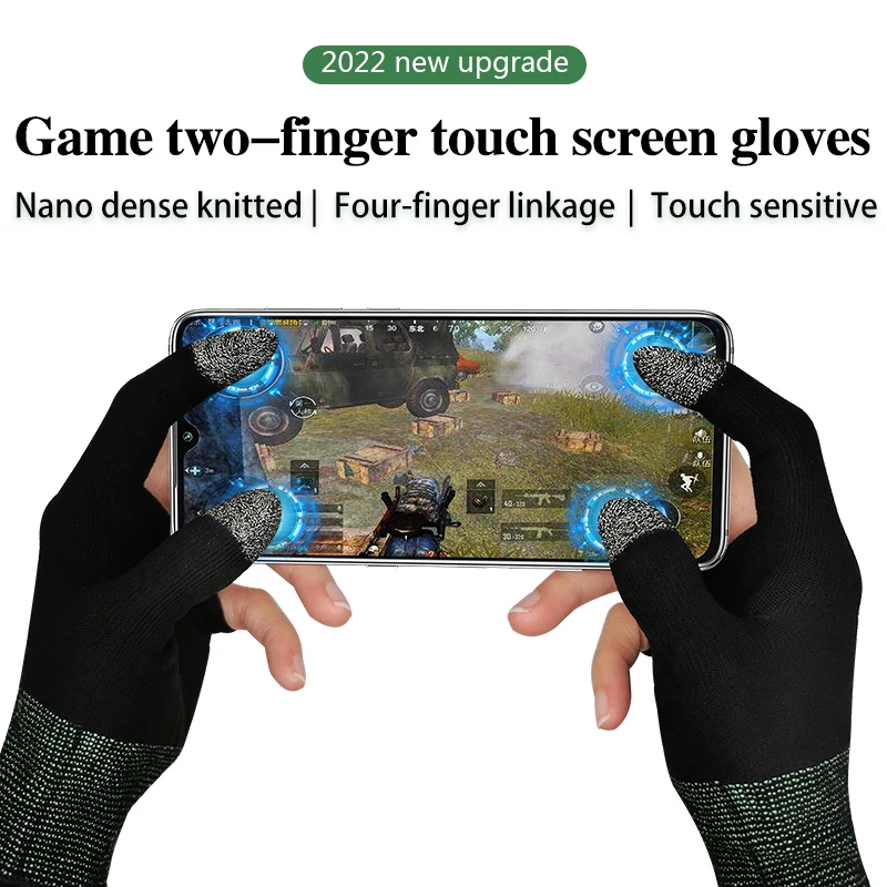 Бесплатные образцы, Лидер продаж, Игровые перчатки с двумя пальцами, Нескользящие Игровые перчатки
