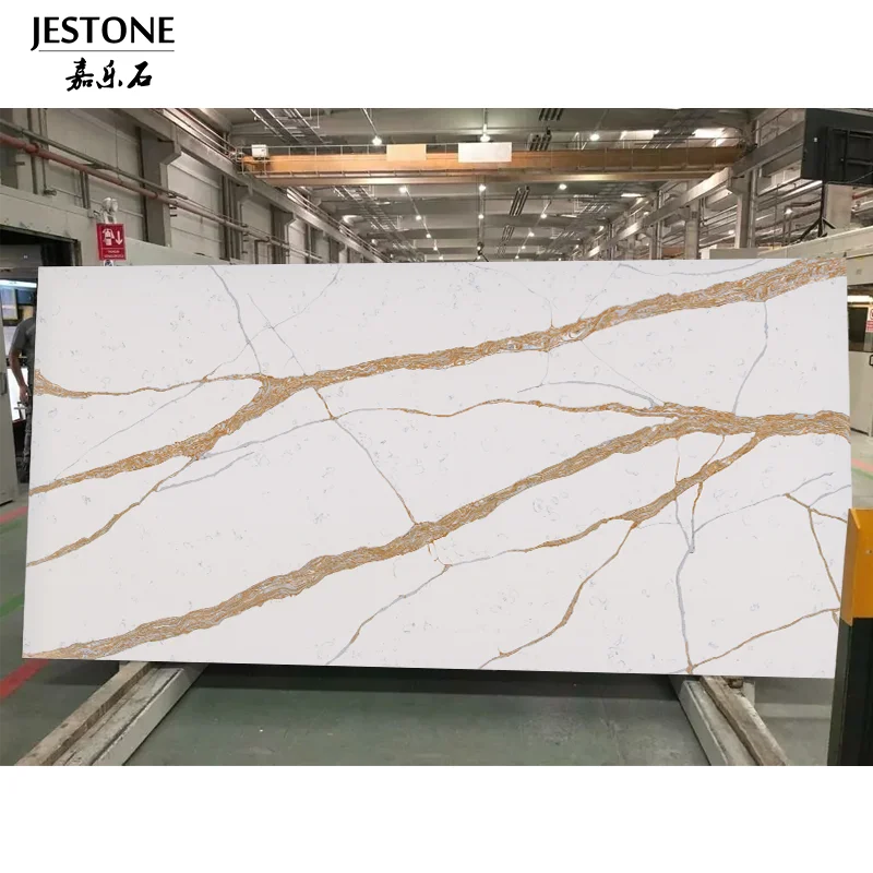 Good price Artificial Quartz Slab Big Size Engineering Stone For Countertops
