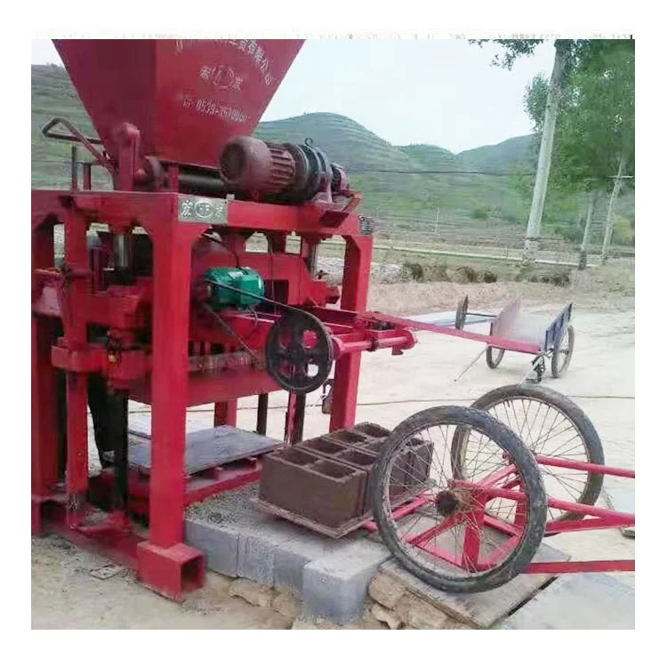 QTJ 4-35B2 Cheap Concrete Block Making Machine De Fabrication Des Brique Bloc Ciment Price Hydraulic Brick Making Machine