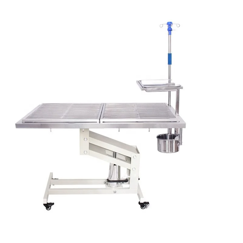 hospital animal constant temperature electric stainless steel lifting beauty table Pet operating table