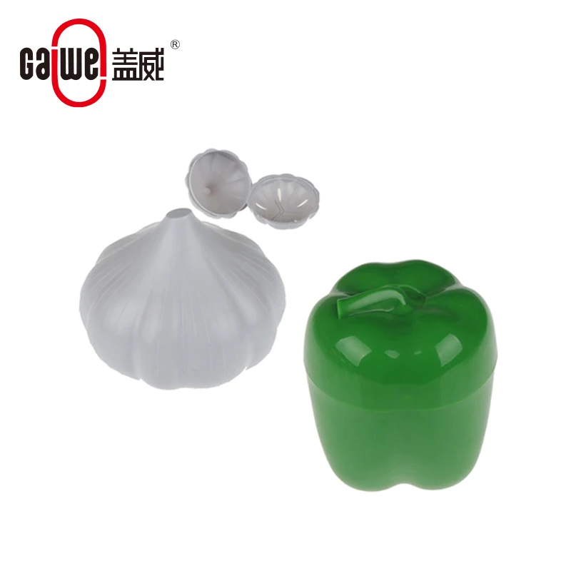 
Kitchen Vegetables Fruits Containers Crisper Onion Garlic Pepper Tomato Lemon Plastic Refrigerator Organizer Fruit Box 