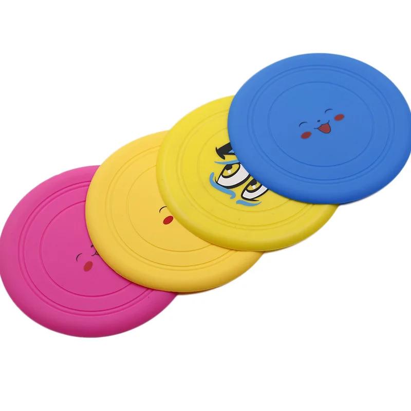  По индивидуальному заказу высокое качество Круглый Собака frisbeed собаки ошейник для дрессировки домашних животных игрушки силиконовые устойчивостью укуса летающий