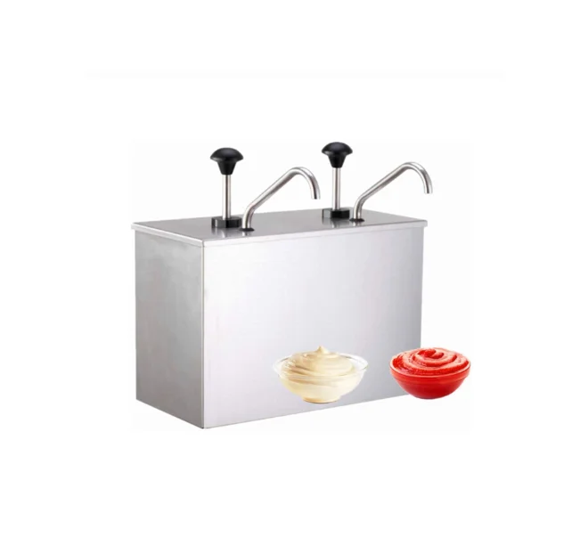 Restaurant/Hotel Stainless steel kitchen equipment ketchup dispenser pump sauce condiment dispenser
