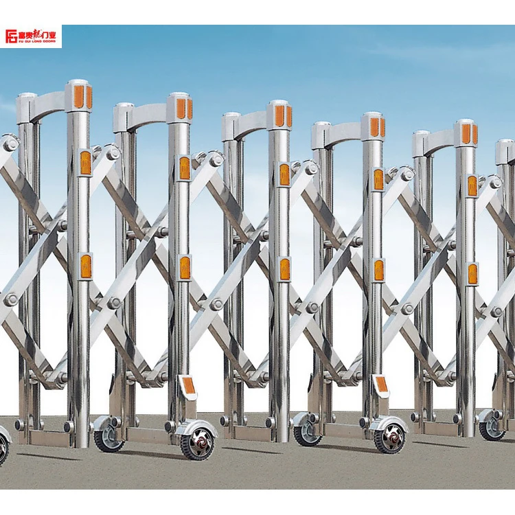 Stainless steel folding roadblock gridding