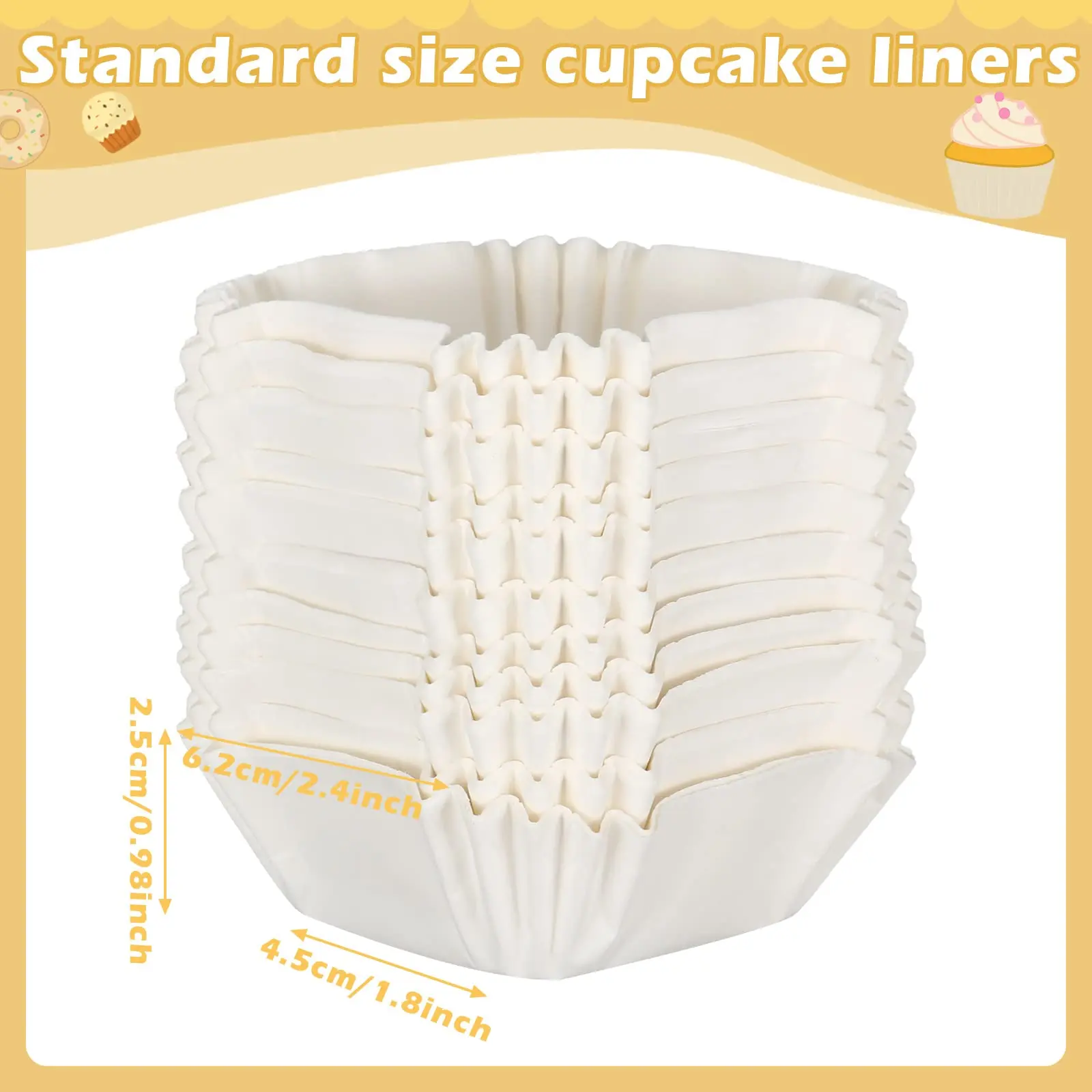 Wholesale Factory Food Grade Customized Square Paper Baking Cups