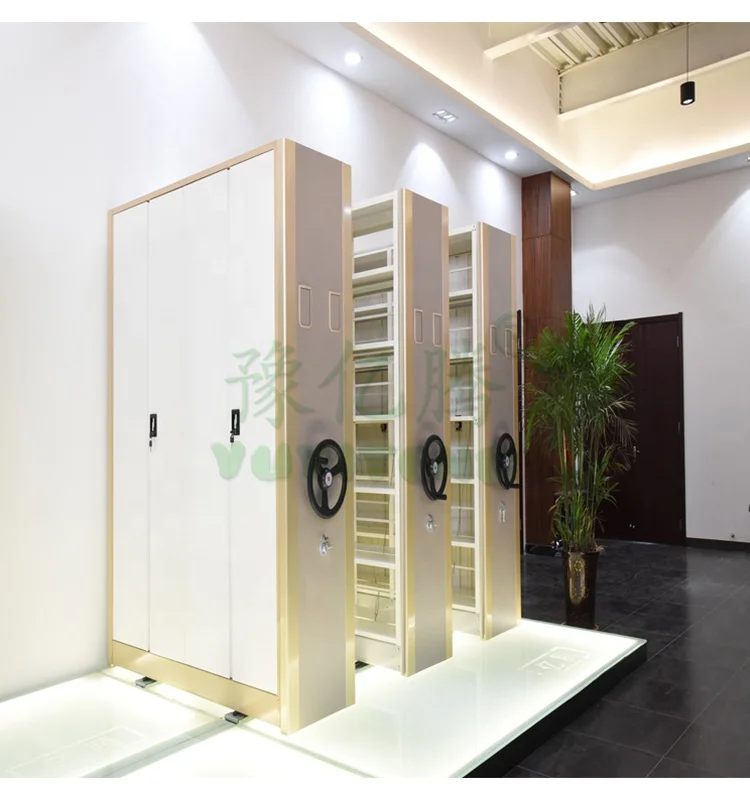 High Density Mobile Filing Shelving System Archive Mobile Filing Storage Shelves