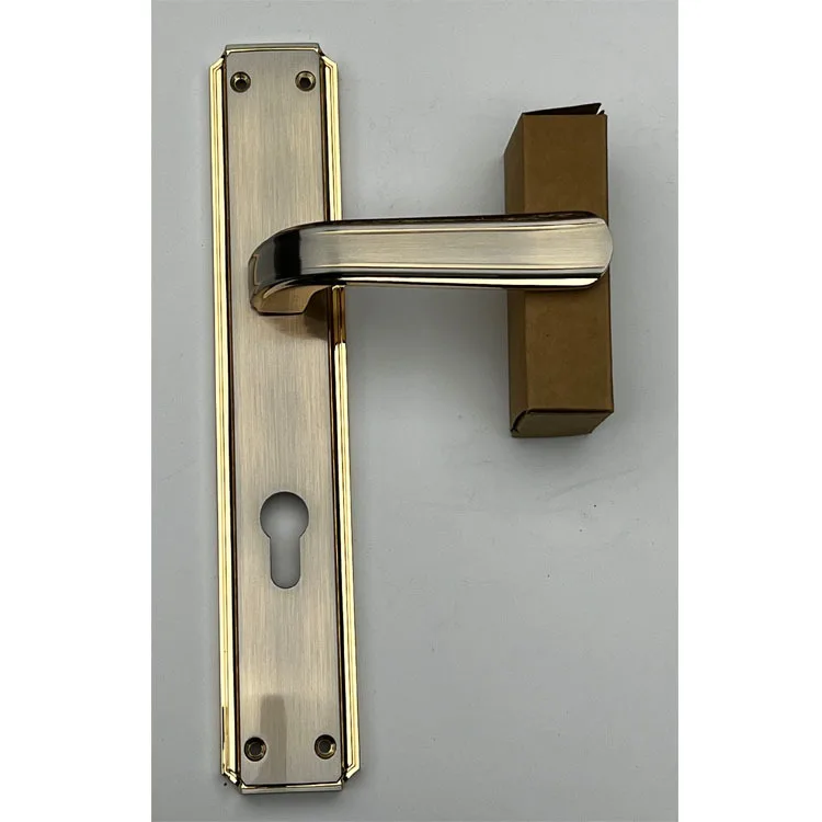 Aluminum Alloy Lever door Lock and Steel Door Handle Lock Panel Door Lock for South America market