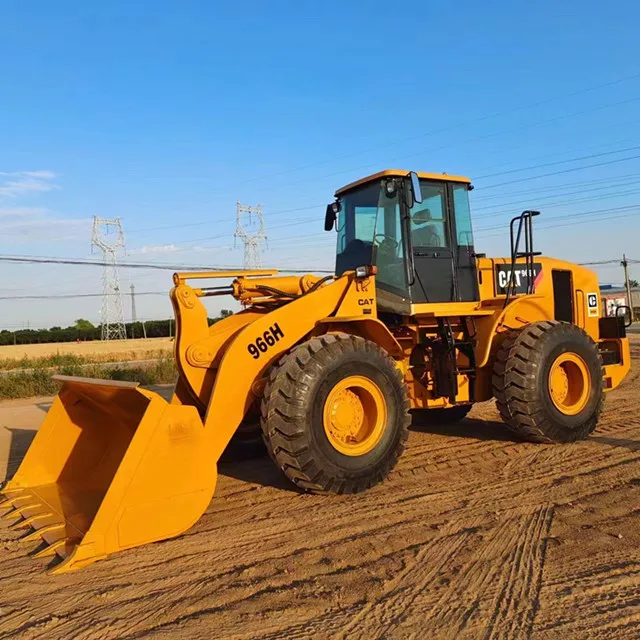 Hot Selling Cheapest Superior Quality Secondhand Caterpillar 966H Construction Building Machinery Wheel Backhoe Loaders in China